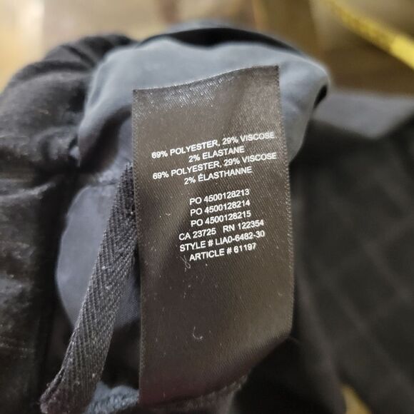The Group by Babaton Jimmy Pant Black Windowpane Aritzia Size Small - Picture 10 of 12